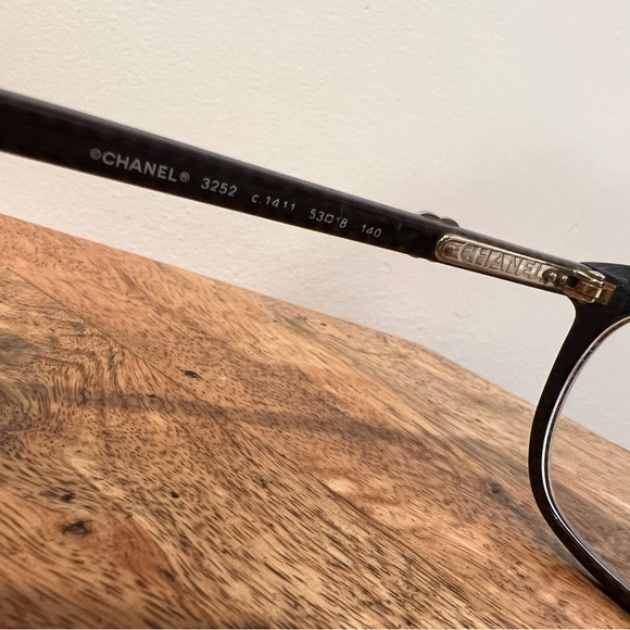 Chanel | Very Rare Authentic 3252 C. 1411 51mm Brown Glasses Frames - Picture 5 of 5